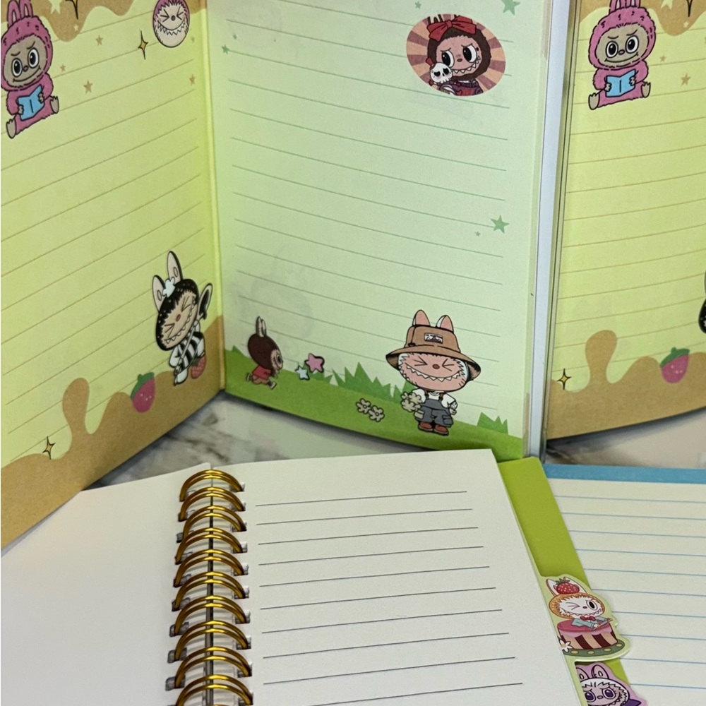 THE MONSTERS Notebooks Set - (2) Plastic Cover, (2) Spiral Colorful - Picture 12 of 15